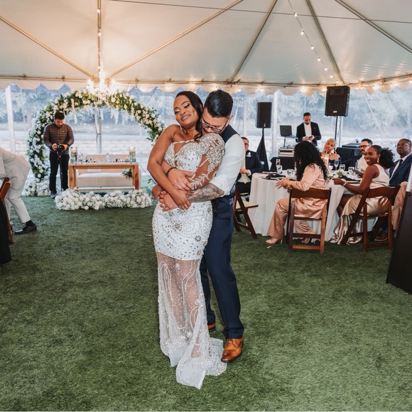 Custom Made Wedding Reception Dress. Great for Proms, Weddings, Events, Etc - Picture 11 of 11